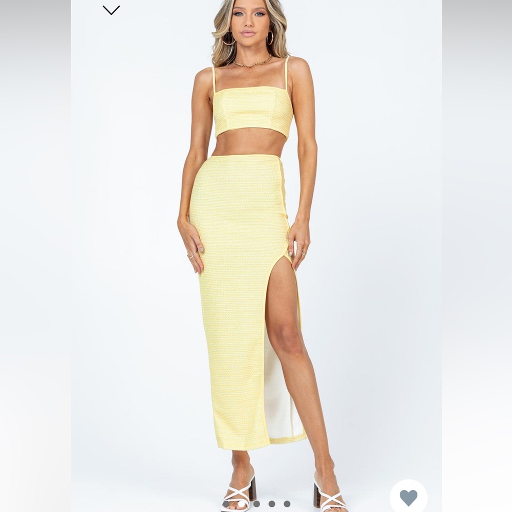 Princess Polly yellow Ellyana set